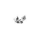 Laydown License Plate Mount Kit US Specification. Mounts Directly to OEM Hole Pattern on Rear Fender. Chrome