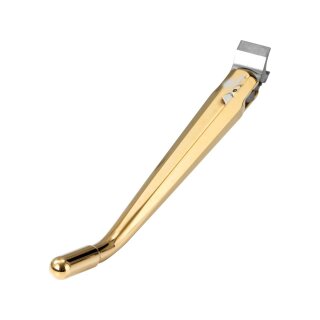 Weld-On Diamond Kickstand Billet Brass Polished Finish
