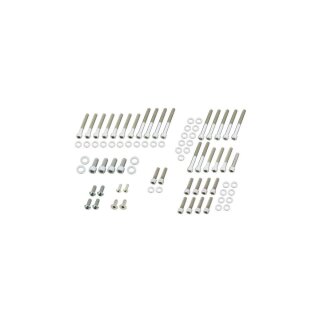 Drivetrain Screw Kits Kit includes screws for Primary Cover, Sprocket Cover, Gearcase Cover, Derby Cover, Timer Cover, Inspection Cover, Anti-Rotation-Plate, Lifterbase, Rockerboxes Raw