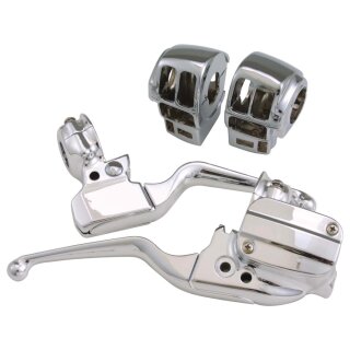 Touring Hand Control Kit Fits models with radio Chrome 11/16"