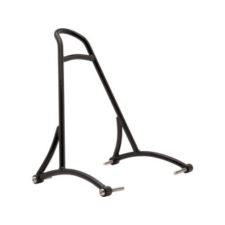 Burly, Sissy Bar, One-Piece , Early XL, Short, 8.25"x12.5"x17.75", Black Sissy Bar