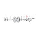 Lock nut, wheel bearing