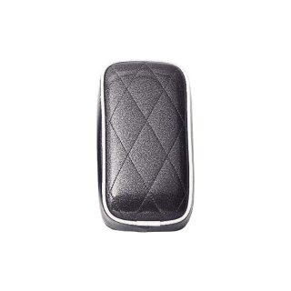Diamond Metal Flake Pillion Pad Black Metalflake Vinyl