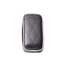 Diamond Metal Flake Pillion Pad Black Metalflake Vinyl