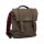 Back Pack, Voyager Luggage, Made Of Wet Waxed UV-Treated Cotton, Leather Paneling Back Pack