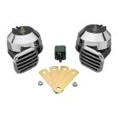 Chrome Electric Horn Set Horn Set