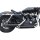 Gun Smooth Drilled Slip On Mufflers Drilled End Cap Black Black