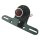 Classic Round Taillight with License Plate Bracket Chrome Black Dual Filament