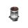 Classic Round Taillight with License Plate Bracket Chrome Black Dual Filament