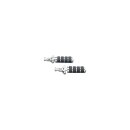 Passenger Peg with Stud Mounts Chrome