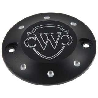 Point Cover 2-hole Black Anodized