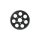 Sealed Bearing Wheel Rear Sprocket 49 Teeth, 6mm Offset Black