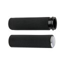 Knurled Fusion Grip Chrome Endcap Chrome 1" Throttle...