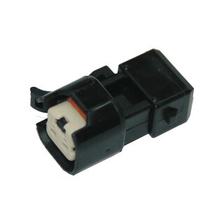 OEM Front & Rear Fuel Injector Mate Connector Black