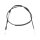 Black Vinyl Throttle Cable 70 ° Black Vinyl 32,5"