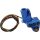 Switch Housing, RR90, 4-Button, Brake, Mirror Hole, Blue Anodized