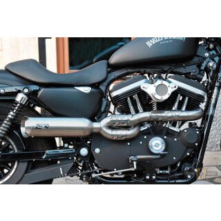 Skull Headers E3 Bomb Outline Exhaust System Polished