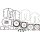 Gasket Kit, Complete Motor Gasket & Seal Kit Motor Gasket Kit