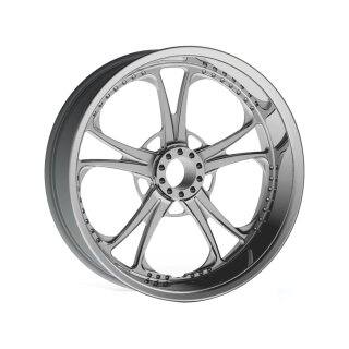 T-5 Wheel Chrome 23" 3,50" ABS Single Flange Front