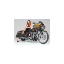 T-5 Wheel Chrome 23" 3,50" ABS Single Flange Front