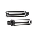 10-Gauge Footpeg Contrast Cut, Anodized