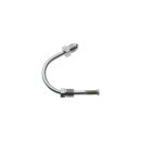 3/8-24 I/F Male - #3AN Male Fitting Chrome