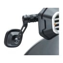 Dillinger Bar End Mirrors Black
