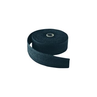 Black Exhaust Wrap 1" x 1/16" x 50 Ft. Roll Exhaust Wrap Black