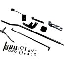 Black Forward Control Kit for Harley Dyna 06-17