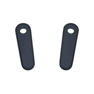 Passenger Floardboard Block Off Plate Black, Gloss