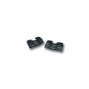 Slotted Head Bolt Cover Black Wrinkled