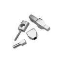Rear Axle Adjusters, chrome Rear Axle Adjusters
