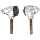Arlen Ness Teardrop LED Blinker Chrom, getönt EC...