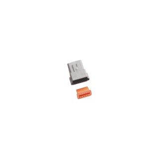 12 Wire Female Connector Housing Gray