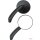 Round Billet Mirror Black