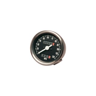 FX-Style Speedometer Scale: 120 mph; Scale Color: black Black 76.2 mm