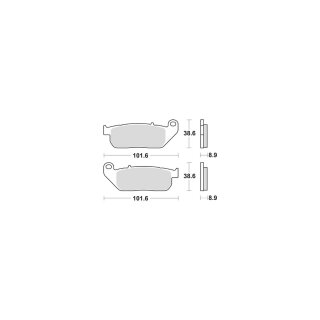 Sinter Street Replacement Brake Pads Sinter Front