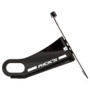 Long License Plate Side Mount Kit Black Anodized