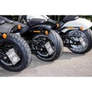 Long License Plate Side Mount Kit Black Anodized