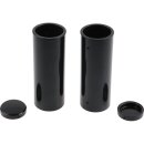 4-Piece Fork Cover Kit 4-piece Black Gloss Powder Coated