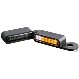 OEM Hand Control LED Turn Signal/Position Lights Black Anodized Smoke LED