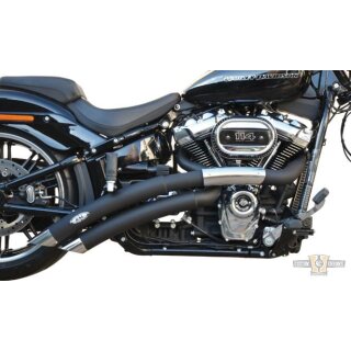 Rainbow Down Under Slant Exhaust System Black Coated