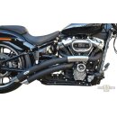Rainbow Down Under Slant Exhaust System Black Coated