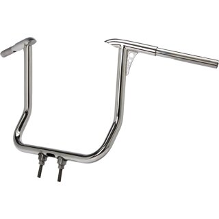 330 Reduced Reach Street Glide Handlebar Relocated 50 mm Polished 1 1/4" Throttle By Wire