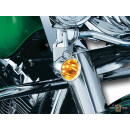 Large Amber Silver Bullets with Saddle Mount, Run-Turn...