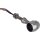 Retro LED Turn Signal/Taillight/Brake Light Bezel: polished, Housing: polished, Stem color: aluminium polished Aluminium Smoke LED