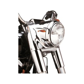 FL Replacement Outer Trim Ring with Rubber Seal and 4 Retaining Rings Chrome