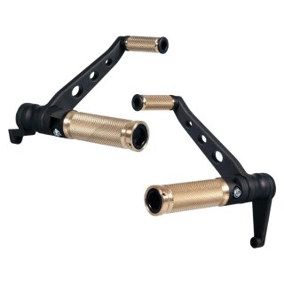 Thunderbike Base Brass Forward Control Kit, Black Forward Control Kit for Sportster