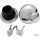 Lockable Gas Cap Set Set of left and right caps (Vented and Non-vented) Chrome