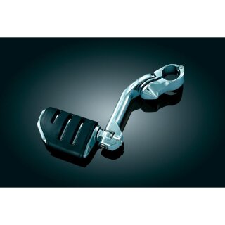 Tour-Tech Cruise Mounts with Trident Dually ISO-Pegs Long Arm Chrome